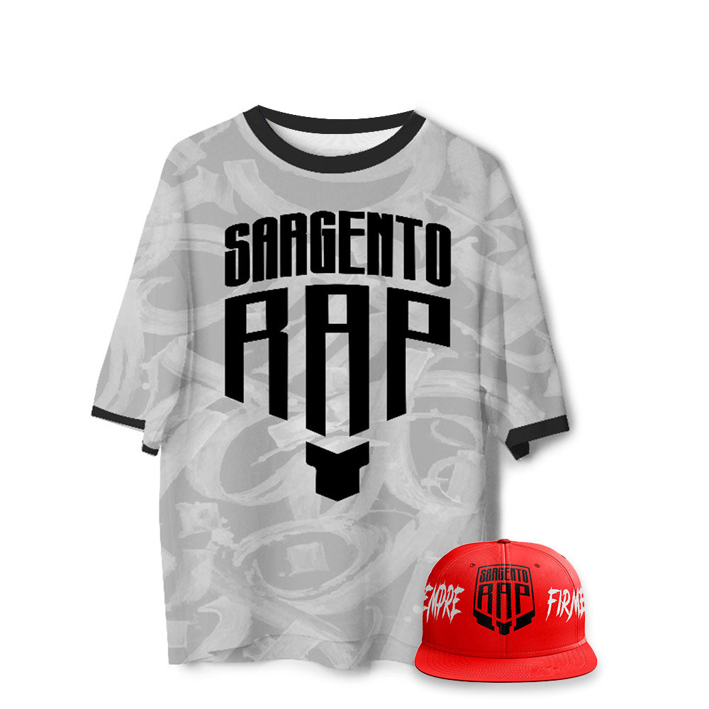 Kit Jersey Gris con Gorra | Sargento Rap
